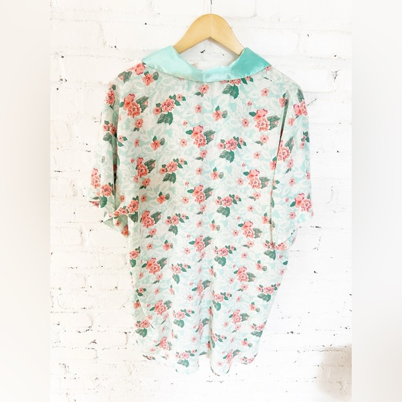 Vintage Victoria’s Secret Floral Nightgown Button Front M/L - Picture 5 of 5